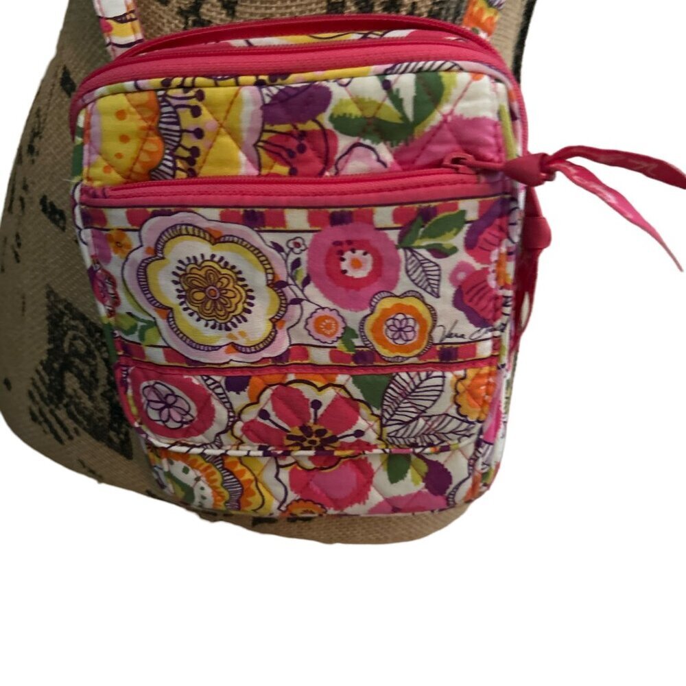 Vintage Vera Bradley Bouncing Bouquet Mini Hipster Crossbody Bag, Retro Floral - Picture 2 of 7